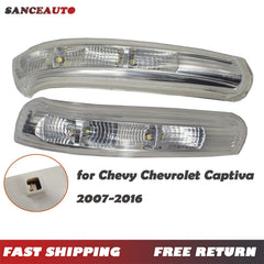 2PCS LH RH Turn Signal Light Mirror Indicator Lamp For Chevrolet Captiva 2007-16 6B93BC-57