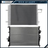 Aluminum Radiator & AC Condenser Cooling Kit For 2014 2015 2016-2019 Ford Escape 6B93BC-57