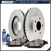 Front Ceramic Brake Pads And Rotors For Chevy Malibu Oldsmobile Cutlass Pontiac 6B93BC-57