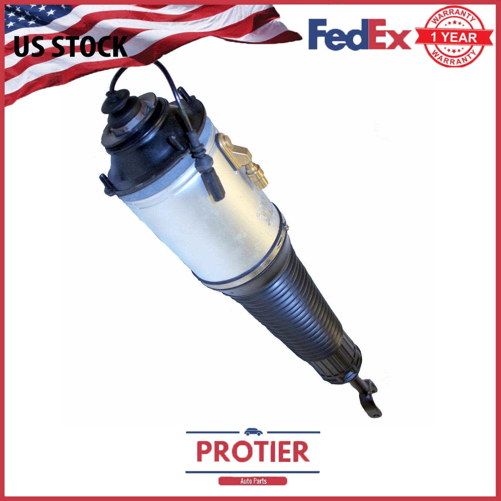Front Right Air Suspension Shock Strut For 2002-10 Audi A8 Quattro 6B93BC-57