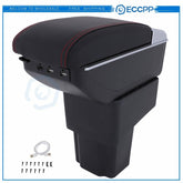 For Nissan Juke 10-15 Black Center Console Container Armrest Storage Box 6B93BC-57