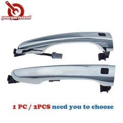 Front LH RH Chrome Outside Door Handle W/ Smart Key For Hyundai Elantra 16-20 6B93BC-57