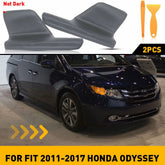 2x For 2011-2017 Honda Odyssey Leather Front Door Panels Armrest Cover Dark Gray 6B93BC-57