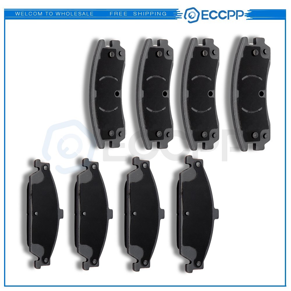 Front Rear Ceramic Brake Pads For 1999-2004 Oldsmobile Alero Pontiac Grand Am 6B93BC-57