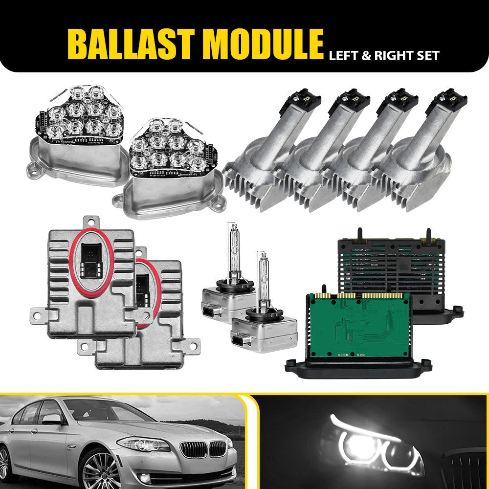Xenon Ballast Bulb LED Module Diode Kit L+R For BMW 5 Series 528i 535i 2011-13 A 6B93BC-57