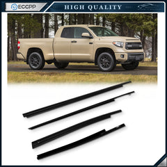 For 2007-2020 Toyota Tundra Double Cab Door Window Seal Belt Molding