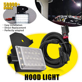 LED Under Hood Courtesy Light Lamp w/ Wiring Harness For 1998-07 Jeep Wrangler A 6B93BC-57