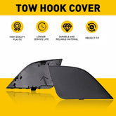 2x Front Bumper Tow Hook Eye Cover Cap Fit For Toyota RAV4 2016-2018 Left Right 6B93BC-57