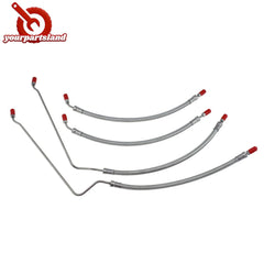 For Mercruiser Bravo Trim Cylinder Full Hose Kit 4PCS 32-99904Q 32-864589 864588 6B93BC-57
