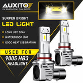 AUXITO 9005 24000LM High Beam Headlight LED 6500K Kit Super Bright Bulbs ZES EOA AUXITO