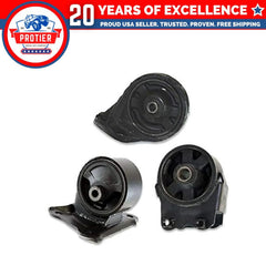 F & R Motor & Trans Mount 3PCS Set Compatible for 99-01 Hyundai Sonata 2.4L 6B93BC-57