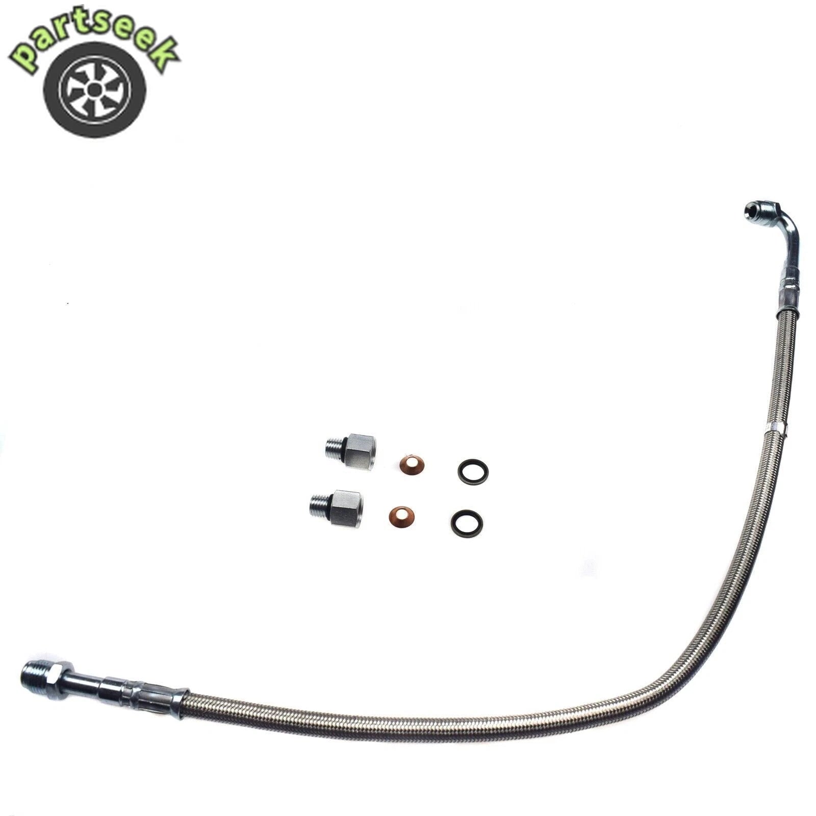 Turbo Oil Feed Line Tube & Connector For Dodge Ram Cummins 12V 5.9 1989-1998 6B93BC-57