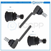 4pcs Front Upper and Lower Ball Joints Kit For Ford Crown Victoria 1995-2002 6B93BC-57