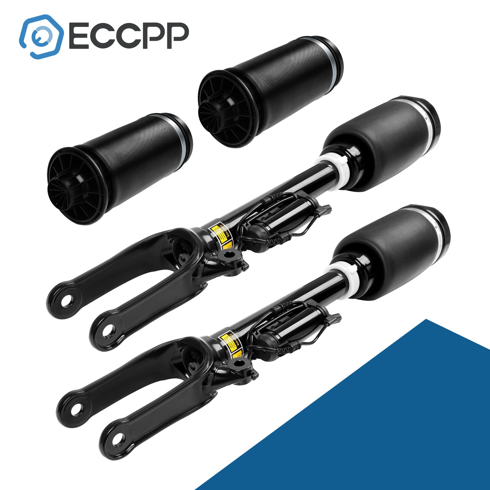 4PCS Front Suspension Shock Strut + Rear Air Spring For Mercedes ML320 ML350 450 6B93BC-57