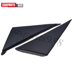2Pcs Left Right Fender Pillar Molding Garnish Black for 2011-2015 Hyundai Sonata 6B93BC-57