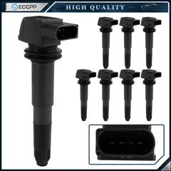 ECCPP 8 Ignition Coils For 2003 2004 2005 2006 Porsche Cayenne 4.5L V8 6B93BC-57