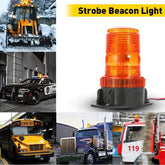 Amber Rotating 30LED Strobe Light Rooftop Flash Beacon Emergency Warning 12V-24V 6B93BC-57