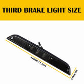 Fits 2019 2020 2021 Ford Ranger 3rd Third Brake Light Smoked LED Rear Cargo Lamp 6B93BC-57
