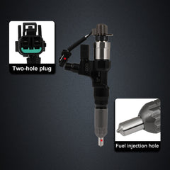 For Hino 3.8L 4.7L 5.0L 6.5L 7.7L 23670-E0010 095000-6593 4 PCS Diesel Injector