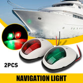2x LED Navigation Lights Nav Lamp Side Mount Port Starboard Marine Yacht Boat EA 6B93BC-57