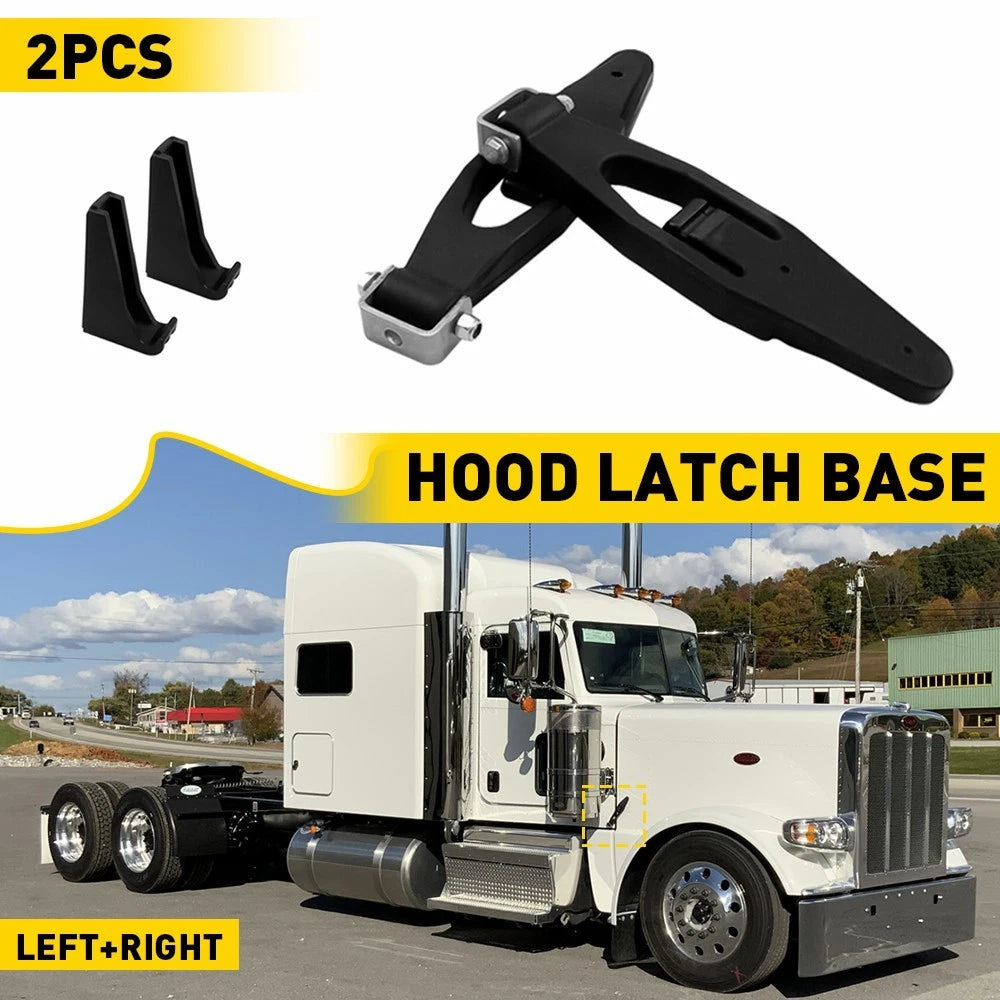 FOR Kenworth W900 Peterbilt 377 378 379 Hood Latch Kit 1 Pair OEM # L56-0001 EOA 6B93BC-57