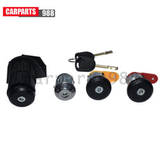 For FORD FIESTA ESCORT COURIER KA COMPLETE DOOR LOCK SET + 2 KEYS 3N21-F22050BB 6B93BC-57