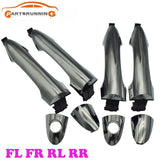 4x Chrome Exterior Door Handle Front & Rear For kia picanto 2011 12 13 14 15 16 6B93BC-57