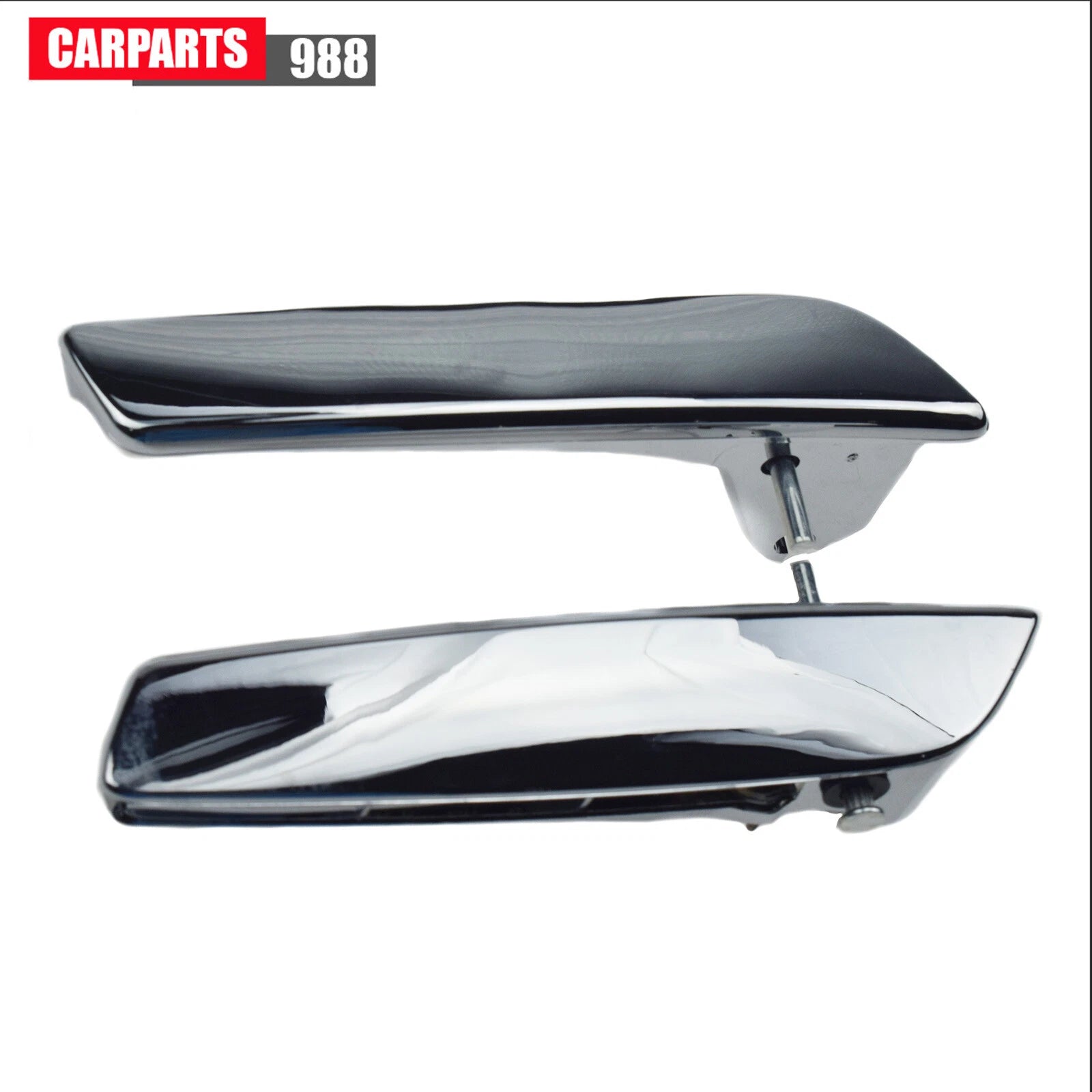Pair Inside Chrome Door Handle Repair Kit For 07-14 Chevy GMC Sierra 1500 Yukon 6B93BC-57