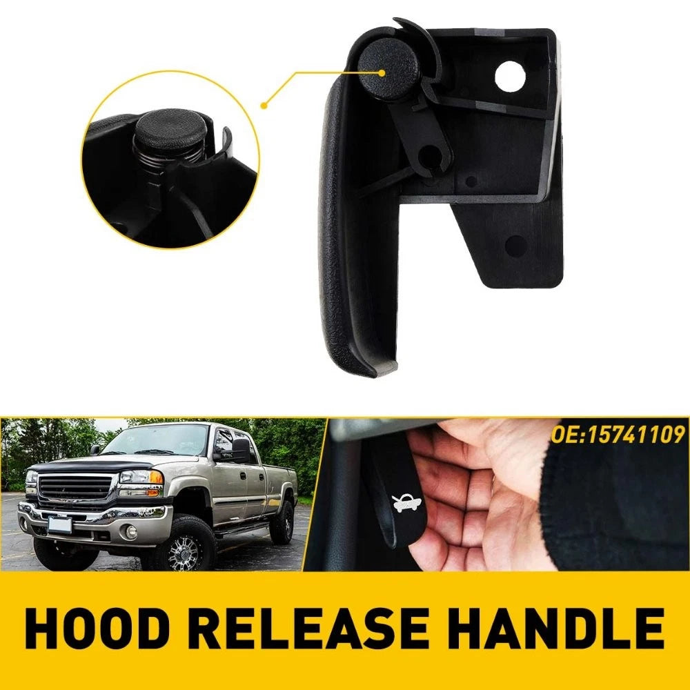 Hood Latch Release Replacement Kit For Pull Handle Repair Chevy Silverado GMC US 6B93BC-57