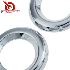 Chrome Fog Light Trim Bezel 2PCS For Toyota RAV4 2009-2012 Left Right 521280R030 6B93BC-57