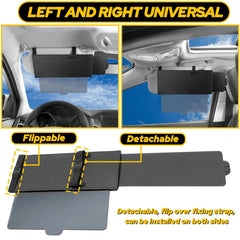 Car Sun Visor Extension Extender Shield Truck Front Window Shade Anti Glare EOA 6B93BC-57