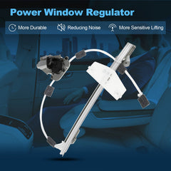 For 2002-06 Jeep Liberty Front Passenger Side Power Window Regulator W/ Motor 6B93BC-57