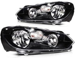 For 2010 12 13 14 VW GTI Golf Jetta Sportwagen(MK6) LH+RH Headlights Assembly 6B93BC-57