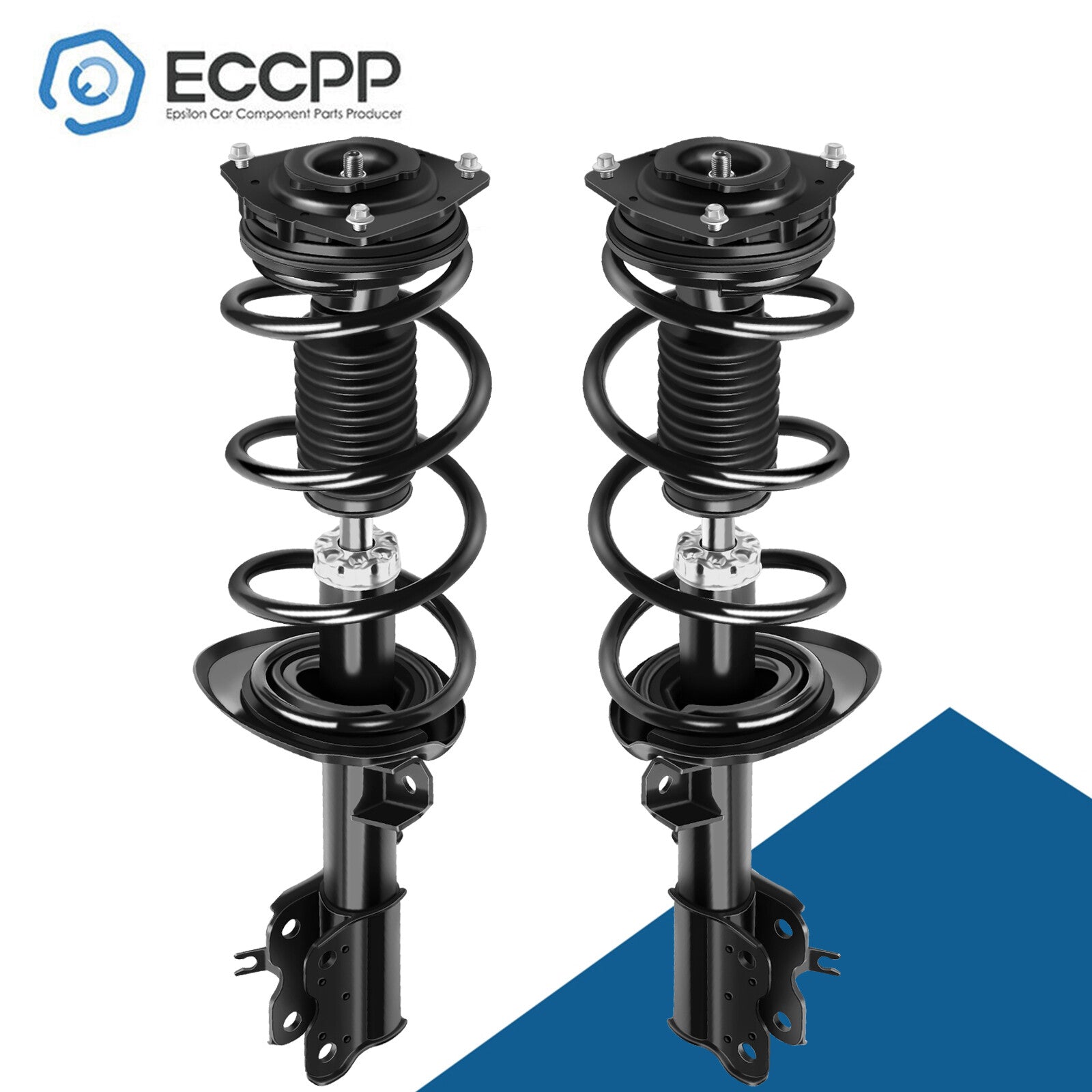 For Nissan Rogue Select 14 15 Front (2) Complete Struts w/ Coil Springs Assembly 6B93BC-57
