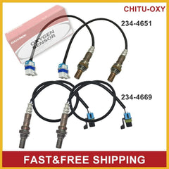 4pcs Oxygen O2 Sensor For GMC Yukon Denali 2003-2006 V8-6.0L 234-4669 SG1066 6B93BC-57