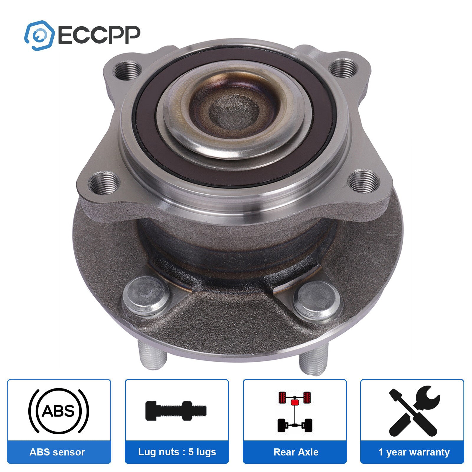 1P Wheel Hub Bearing Rear FWD For Mitsubishi Outlander Base LS ES 2007-2012 2013 MITSUBISHI