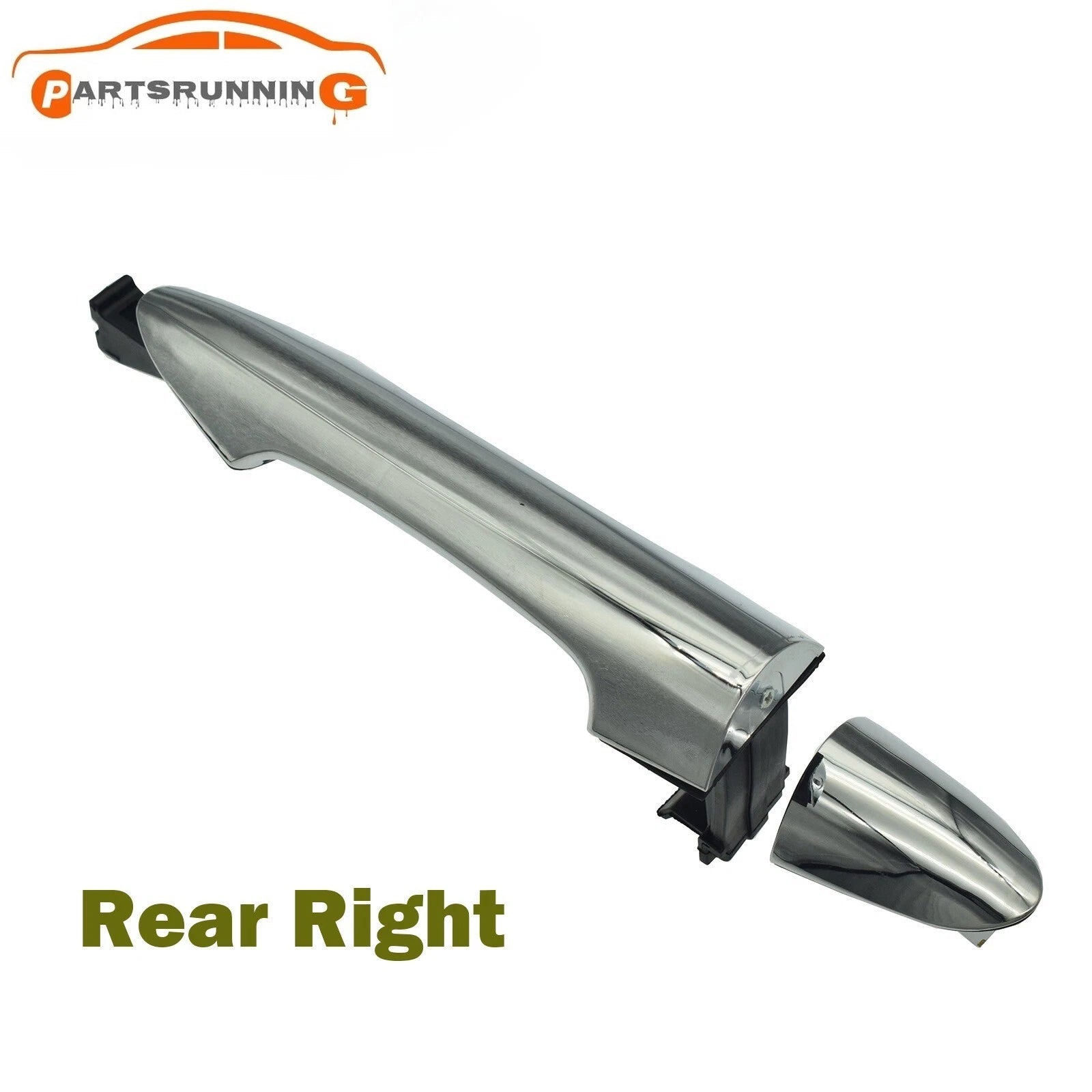 REAR RIGHT Chrome Outside Exterior Door Handle For Kia Picanto 2011-2016 6B93BC-57