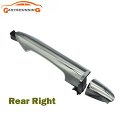 REAR RIGHT Chrome Outside Exterior Door Handle For Kia Picanto 2011-2016 6B93BC-57