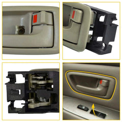 Inside Gray Right Side Door Handle for Sequoia 01-07 04-06 Tundra Crew Cab EOA 6B93BC-57