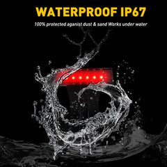 3rd LED Rear Tail Brake Third Light for 2007-2018 Jeep Wrangler JK Clear Lens US 6B93BC-57