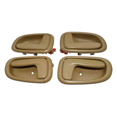 4Pcs Beige Tan Interior Door Handle Left Right For Toyota Prizm Corolla 1993-97 6B93BC-57
