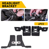4X For 13-2017 Ford Fusion Lincoln MKZ Left RH Headlight Lamp Mount Bracket USEA 6B93BC-57