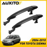 2X For Toyota Sienna 2004-2010 Rear Left Right Sliding Door Door Handle Black EA 6B93BC-57