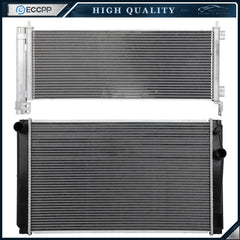 Aluminum Radiator & AC Condenser Cooling Kit For 2016 2017 2018 Toyota RAV4 6B93BC-57