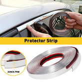 3/4'' Chrome Molding Trim Strip Car Door Window Bumper Side Trime Protector 16FT 6B93BC-57