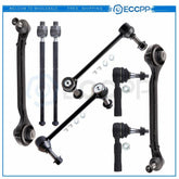 8Pcs Front Control Arm Sway Bar Tie Rod Kit For 2006-2010 Dodge Charger RWD 6B93BC-57