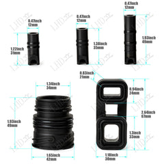 1 Set Transmission Connector Seal 24107536339 2434758872 Fit For BMW 2004-2013.