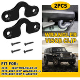 2X SUN FOR CLIPS VISOR JEEP 2018 ER JK & JL JT GLADIATOR WRANGLER Durable 6B93BC-57