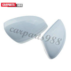 Left Right Side Rear View Mirror Cover White For VW Tiguan 2018 2019 2020-2022 6B93BC-57