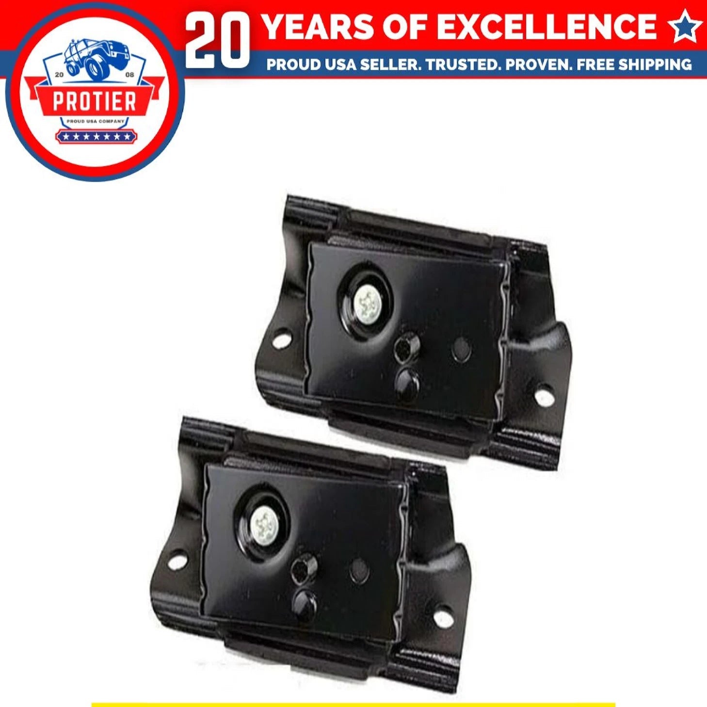 Fits 1987-1997 Ford F150/F250/F350 5.0L 5.8L Front Left & Right Motor Mount Set 6B93BC-57